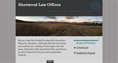 Desktop Screenshot of mjsherwoodlaw.com